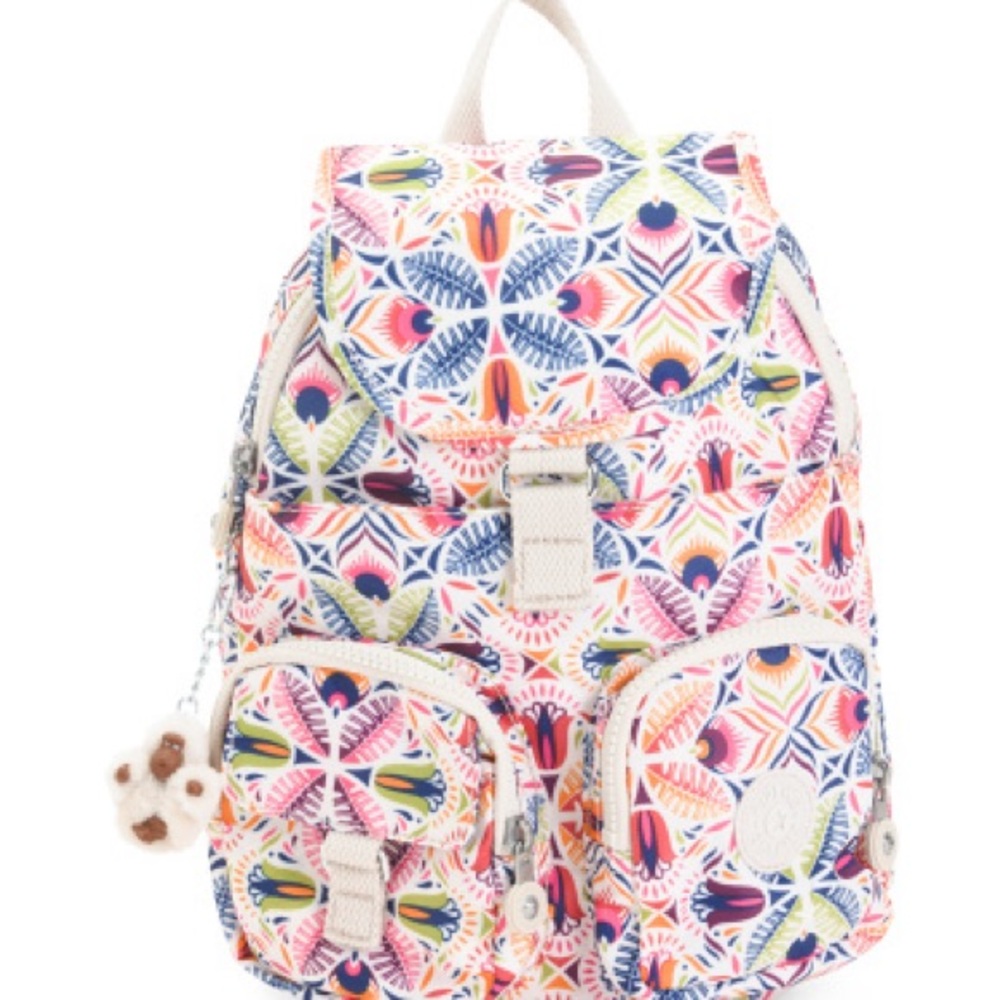 🆕Kipling Lovebug Small Backpack, Vibrant Collage